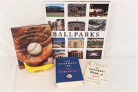 4 Books: Ballparks, Nat. Baseball Hall of Fame+++