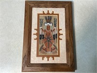 NAVAJO Sandpainting Mother Earth, 9.5 X 6.5in
