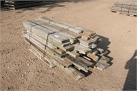 Pallet Of Assorted 2" Thick Treated Lumber