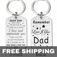 NEW Remember I Love You Dad Gift Keychain