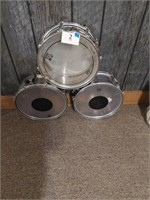 Lot of 3 snare drums, some parts missing