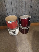 Lot of 4 drums