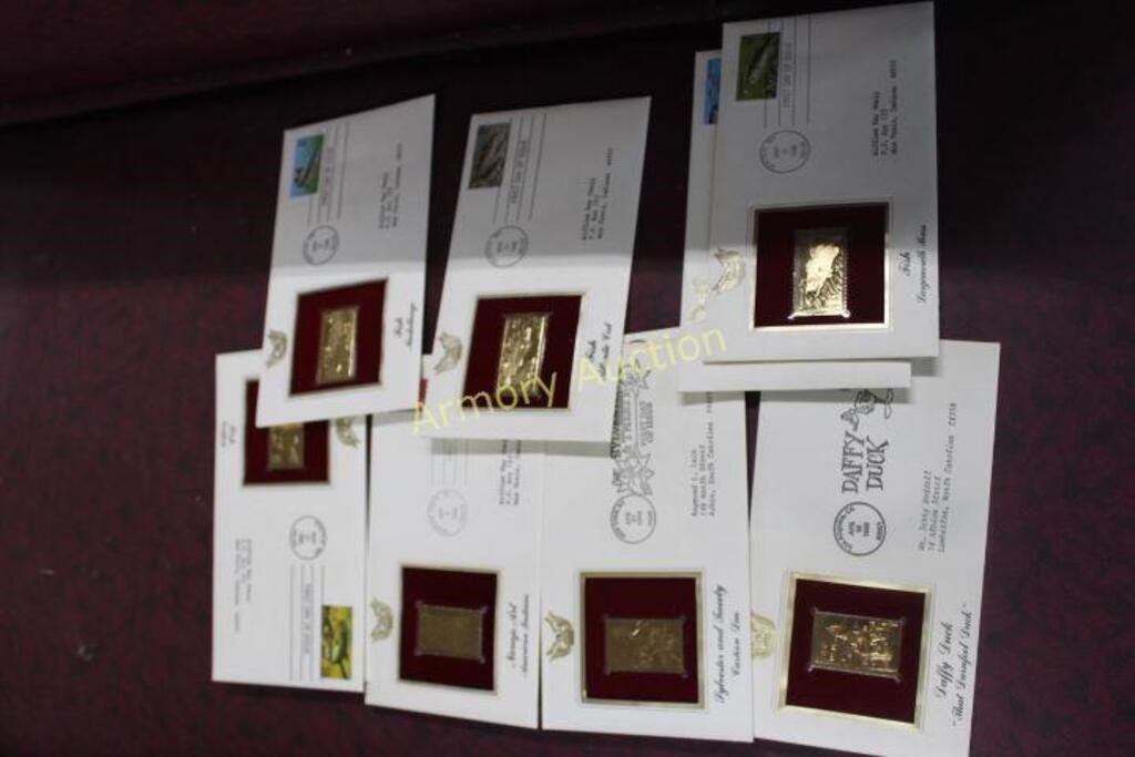 GOLD STAMP FIRST DAY COVERS