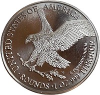 2021 -1 oz Titanium Walking Liberty Round