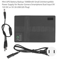 Mini UPS Battery Backup 10400mAh