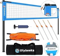 Olybeaka Portable Volleyball Net 32ft Outdoor
