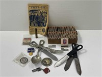 Fall-in Book, US Flatware, Matchbooks, Medalions