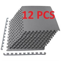 12 PCS 2 X 2 FT PUZZLE FLOOR MAT