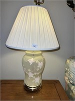 LOVELY FROSTED EMBELLISHED LAMP