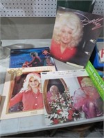 NEVER OPENED DOLLY PARTON RECORDS AND BOOK