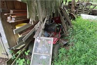 Entire Right Side of Shed Lot-Lumber,