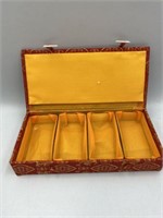 VINTAGE SNUFF BOTTLE STORAGE CASE