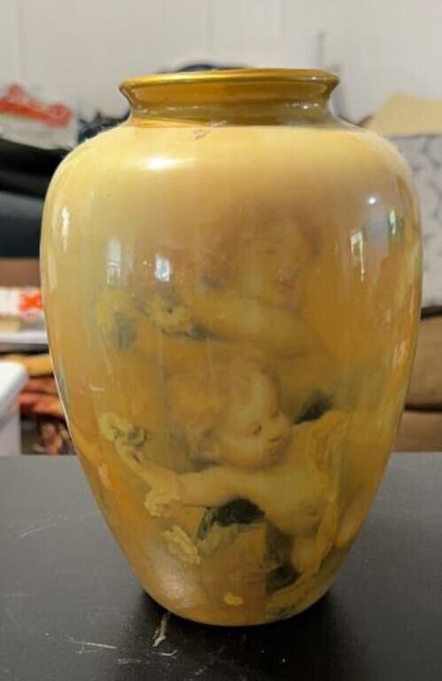 Beautiful cherub vase