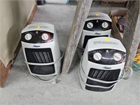 3 small heaters