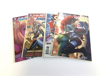 Lot of 4 Harley Quinn Related Comics