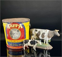Cow Adv Lot. Kaff-a Can Door Stop etc