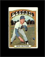 1972 Topps #530 Don Sutton VG to VG-EX+