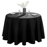Vidafete 2 Pack 120inch Round Tablecloth Polyester