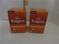2 Folgers Breakfast Blend