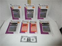 Box Of 7 Assorted Calculators