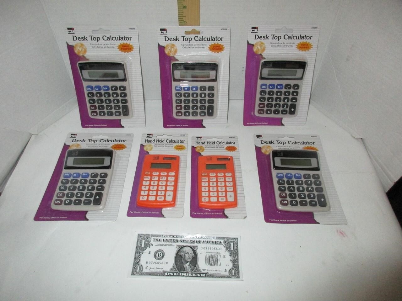 Box 7 Assorted Calculators