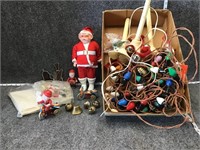 Old Christmas Decorations and Lights Bundle