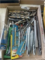 DRILL AND CHISEL BOX LOT