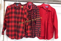 3 Pendleton shirts med