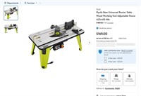 W7111  Ryobi Router Table A25rt03 New -