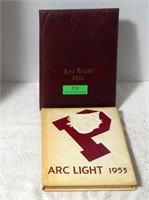 1952 and 1953 Arc Light Palestine ISD yearbooks