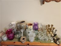 Candle Holders & Vases Lot