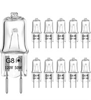 ($29) G8 Halogen Light Bulbs 50W 120V G8