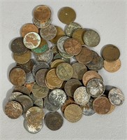 50+ Miscellaneous Pennies (New & Old)