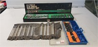 Assorted Tools, 3/8" Socket Set, Chisels & Punches