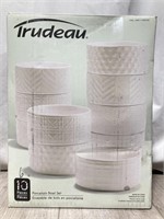 Trudeau Porcelain Bowl Set *4 Missing