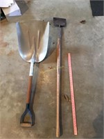 Metal Shovel and Ice Scraper