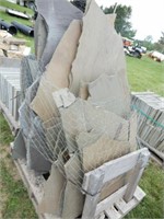 Pallet Of Full color Irregular stand up stone