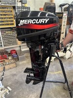 2003 mercury 15 HP  prop boat motor