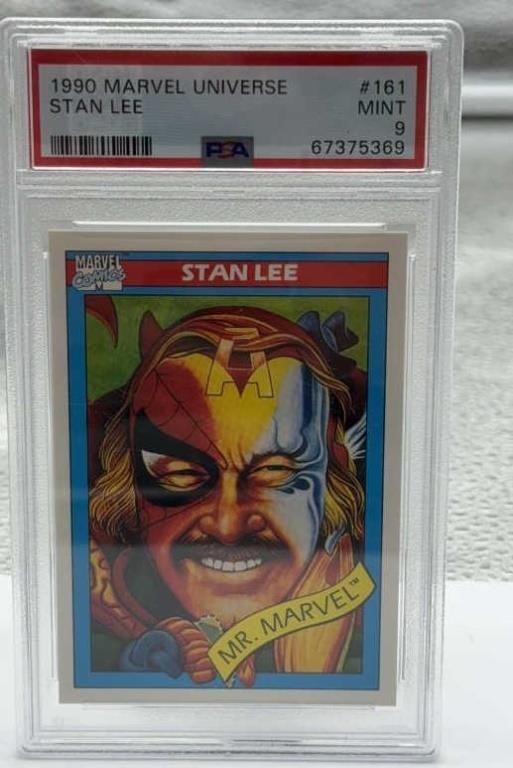 1990 marvel universe Stan Lee mint 9 card