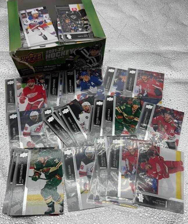 2021-22 upper deck hockey cards