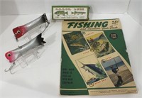 1942 FISHING YEARBOOK #1, (2) HOMEMADE ALASKAN