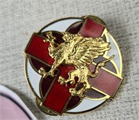 44th Field Artillery Regt Insignia US Army Med Pin