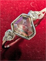 $2800 10K  Diamond(0.98ct) Ring