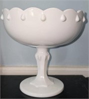 White Milk Glass Dish