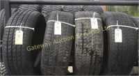 Set of 4 tires size 265/50R20. Bridgestone