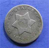 1852 Silver Three-Cent Piece