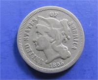 1865 Three-Cent Nickel