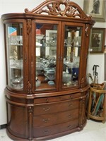 Mahogany China Cabinet