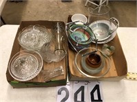 2 Flats of Misc. Glassware and Bowls