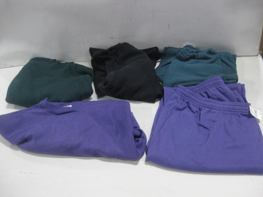 Assorted Sweat Tops & Bottoms Largest XXL See Info